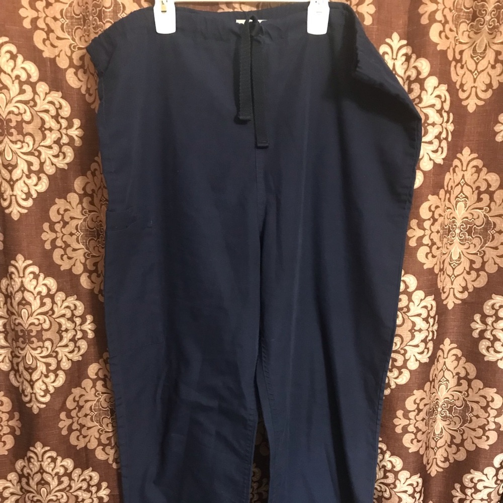 USSCRUBBS NAVY BLUE SCRUB PANTS
